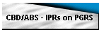 CBD/ABS - IPRs on PGRS